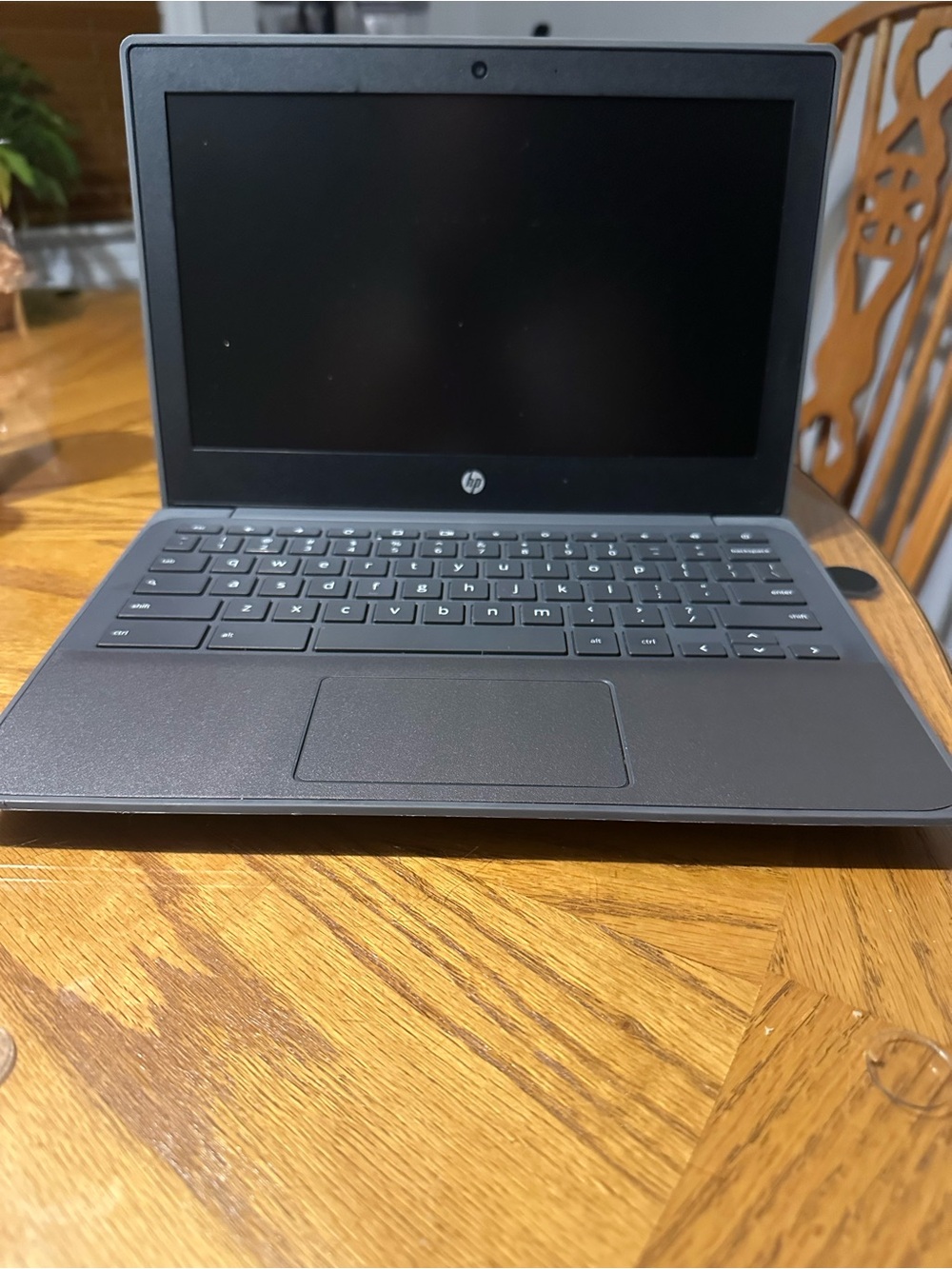 HP Black Compact Laptop with Matte Finish
